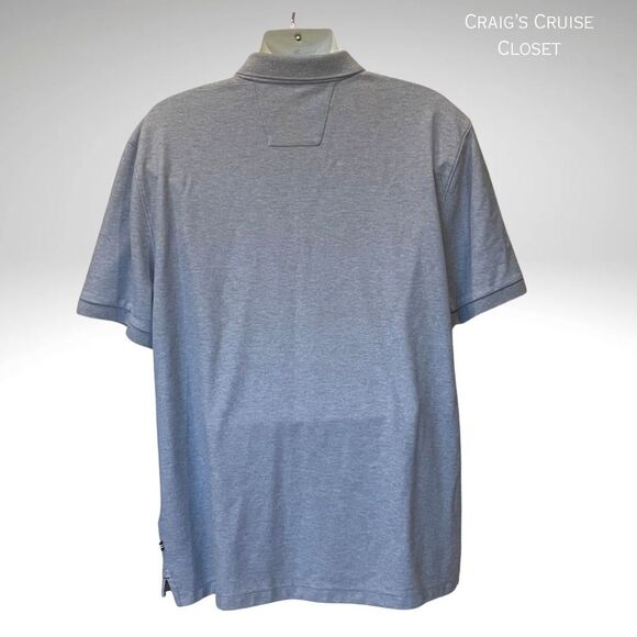 Nautica Gray Polo Shirt Classic Design Short Sleeves XXL - Picture 2 of 9
